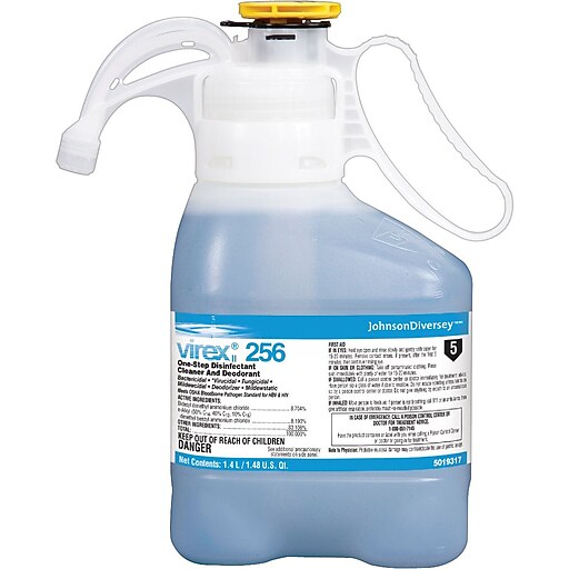 Virex II 256 Disinfectant for Diversey SmartDose, Minty Scent, 47.3oz