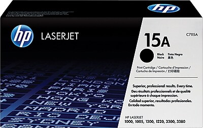 HP 15A Black Standard Yield Toner Cartridge, Prints Up to 2,500 pages (C7115A) Sansujyuku sansujyuku.com