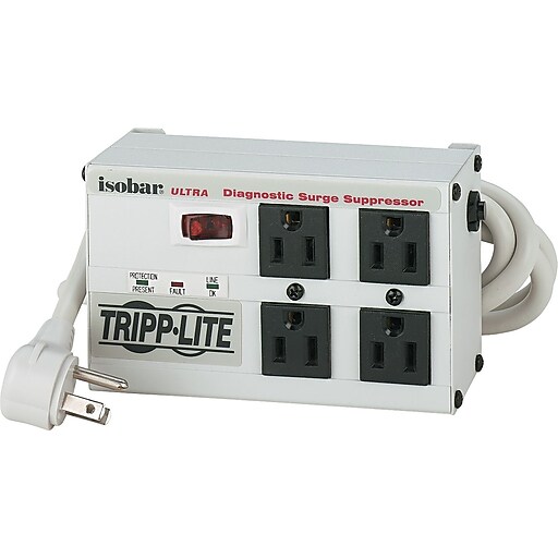 Tripp Lite Premium Isobar® 4Outlet 3330 Joule Surge Protector Staples