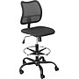 Safco Vue Nylon Mesh Back Fabric Computer/Desk Chair with Footrest, Black (3395BL)~#|#~s0403010_sc7