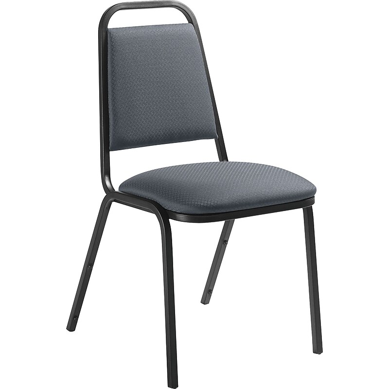 Offices To Go Fabric Upholstery Stacking Chair, Gray, 2/Pk (OTG11934QL11) image 1