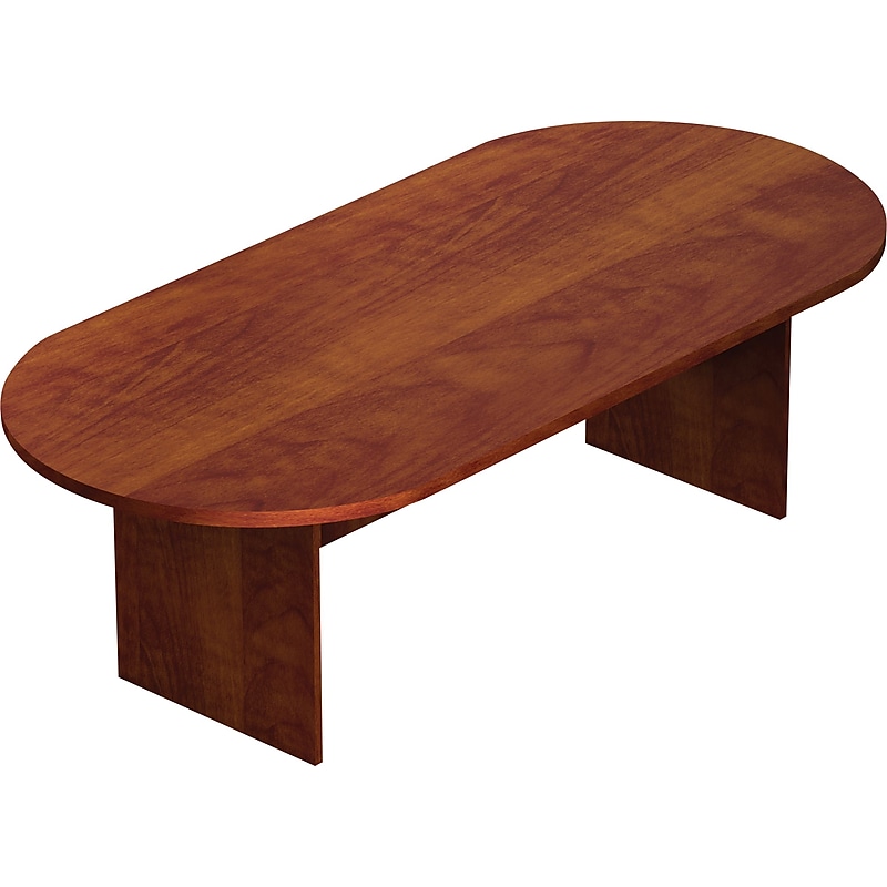 Offices to Go Superior 95" Racetrack Conference Table, American Dark Cherry (TDSL9544RSADC) image 1