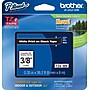 Brother P-touch TZe-325 Laminated Label Maker Tape, 3/8" x 26-2/10', White on Black (TZe-325)~#|#~s0405839_sc7