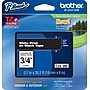 Brother P-touch TZe-345 Laminated Label Maker Tape, 3/4" x 26-2/10', White on Black (TZe-345)~#|#~s0405850_sc7