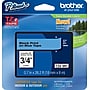 Brother P-touch TZe-541 Laminated Label Maker Tape, 3/4" x 26-2/10', Black On Blue (TZe-541)~#|#~s0405852_sc7