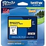 Brother P-touch TZe-651 Laminated Label Maker Tape, 1" x 26-2/10', Black On Yellow (TZe-651)~#|#~s0405862_sc7