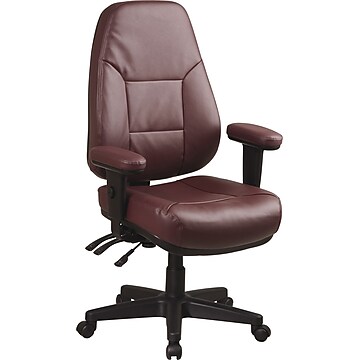 Dual Function Ergonomic High, Office Star Leather Chair