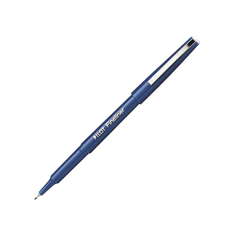 Pilot Fineliner Marker Pen, Fine Point, Blue Ink (11014) image 1