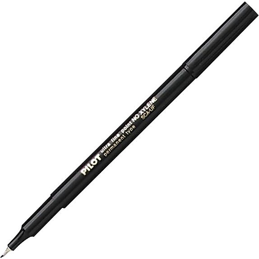 Pilot Permanent Marker, Extra Fine Tip, Black (44102)