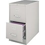 Lorell Commercial 2-Drawer Vertical File Cabinet, Letter Size, Lockable, 28.4"H x 15"W x 26.5"D, Putty (LLR60196)~#|#~FDFFD672-8B3A-4B51-88AECB4AB5D67F98_sc7