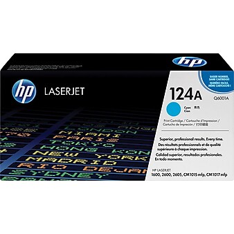 HP 124A Cyan Standard Yield Toner Cartridge (Q6001A)