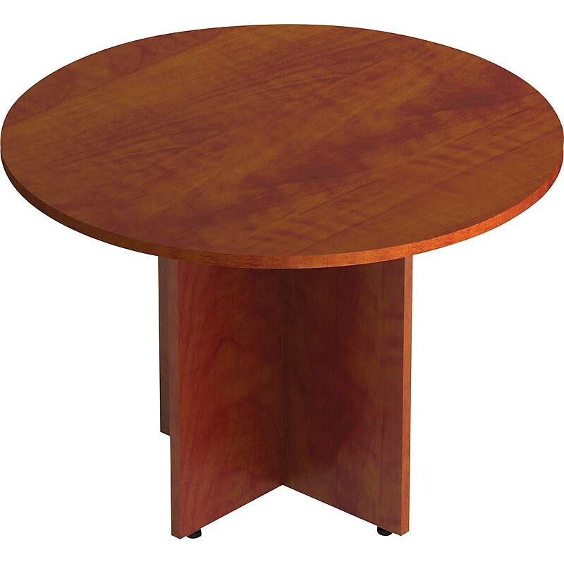 Offices To Go Superior Round Conference Table, American Dark Cherry (TDSL42RADC) image 1
