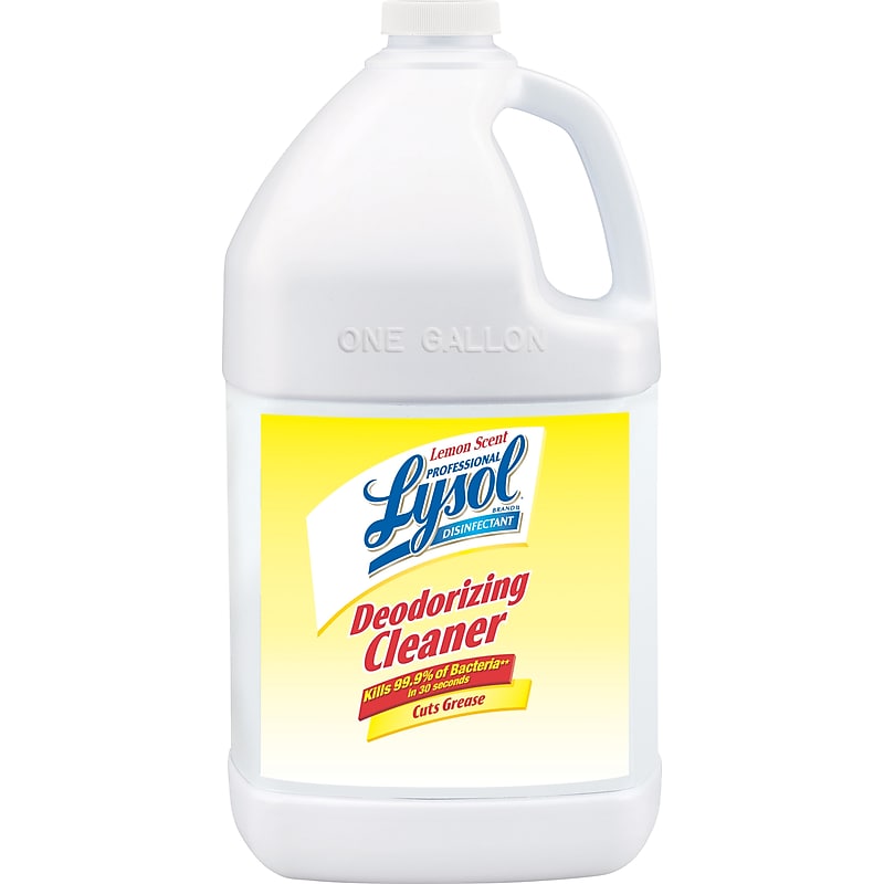 Lysol Deodorizing Cleaner, Lemon Scent, 1 gal. image 1