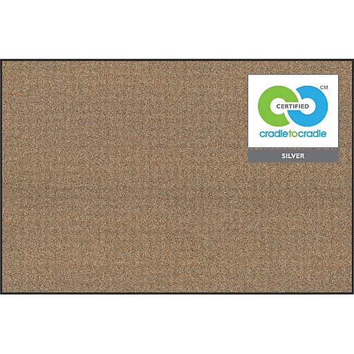 BestRite Ultra Trim Black Splash Cork Bulletin Board, 4' x 8' at Staples