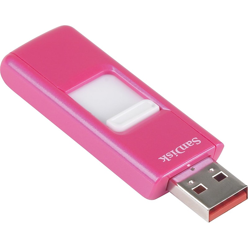 SanDisk Cruzer 8GB USB 2.0 USB Flash Drive (Metallic Pink) image 1