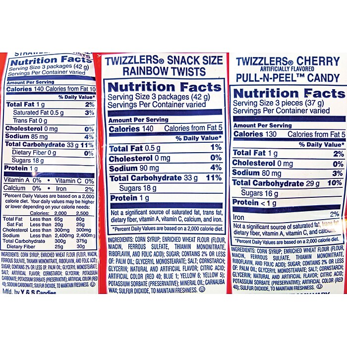 Twizzlers Assorted Twisted Punch, Wild Berry Pull-n-Peel and