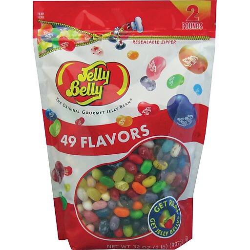 Jelly Belly® Assorted Jelly Beans, 2 lb. Bag Staples