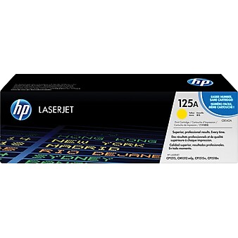 HP 125A Yellow Standard Yield Toner Cartridge (CB542A)