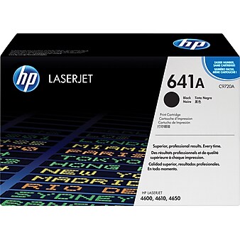 HP 641A Black Standard Yield Toner Cartridge (C9720A)