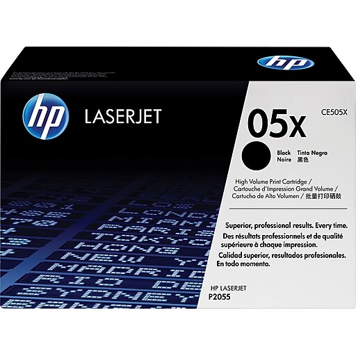 HP 05X Black Toner Cartridge (CE505X), High Yield at Staples