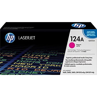 HP 124A Magenta Standard Yield Toner Cartridge (Q6003A)