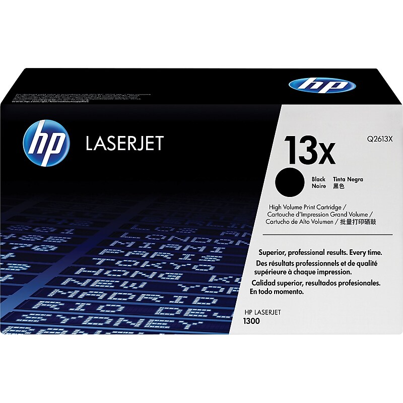HP 13X Black High-Yield Toner Cartridge (Q2613X) image 1