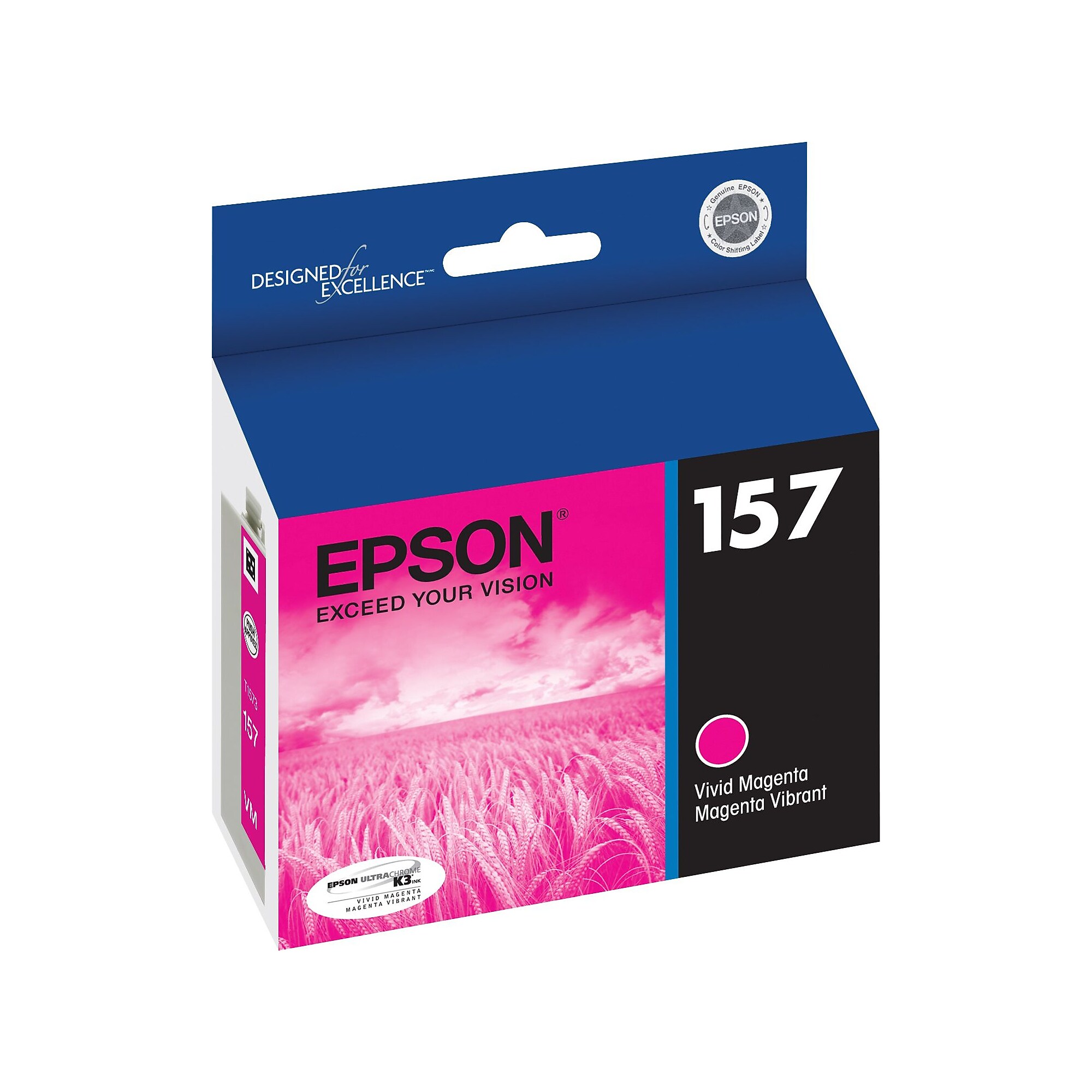 Epson T157 Ultrachrome Magenta Standard Yield Ink Cartridge Sansujyuku sansujyuku.com