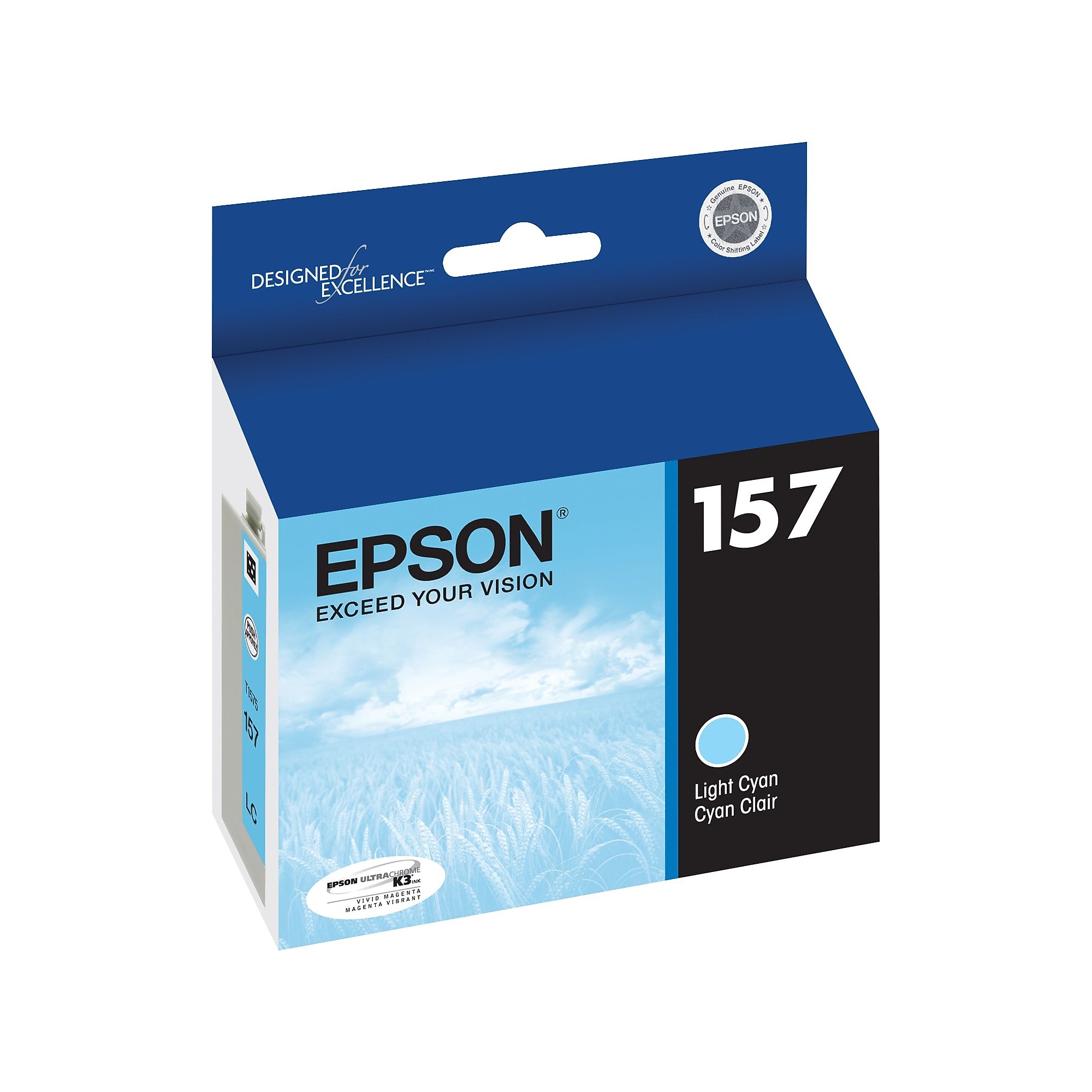 Epson T157 Ultrachrome Light Cyan Standard Yield Ink Cartridge (T157520) Sansujyuku sansujyuku.com