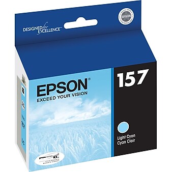 Epson T157 Ultrachrome Light Cyan Standard Yield Ink Cartridge