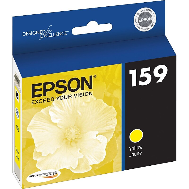Epson T159 Ultrachrome Yellow Standard Yield Ink Cartridge image 1