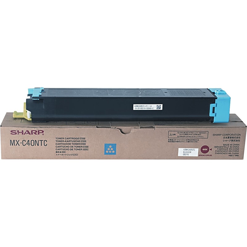 Sharp MX-C450NTC Cyan Standard Yield Toner Cartridge image 1