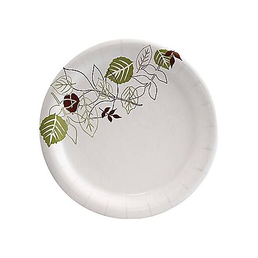 Dixie Pathways Medium Weight Paper Plates, 67/8", 500/Case (UX7WS