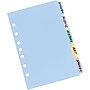 Avery Mini Write & Erase Plastic Blank Dividers, 5-Tab, Assorted Colors, 5/Pack (16180)~#|#~s0425936_sc7