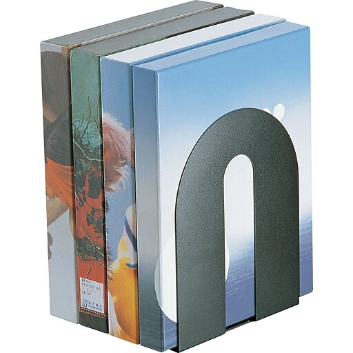 OIC HeavyDuty 10" Bookends, Pair Staples