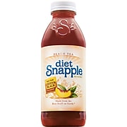 Snapple Diet Peach Iced Tea, 20 oz. Bottles, 24/Pack (10002880)