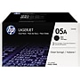 HP 05A Black Standard Yield Toner Cartridge, 2/Pack  (CE505D)~#|#~s0428125_sc7