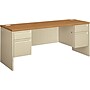 HON 38000 Series 72"W Kneespace Credenza, Harvest Oak/Putty (H38854CL)~#|#~s0430909_sc7