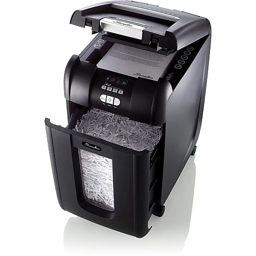 Swingline® SmarTech 300 Sheet Super CrossCut Auto Feed Shredder, Stack