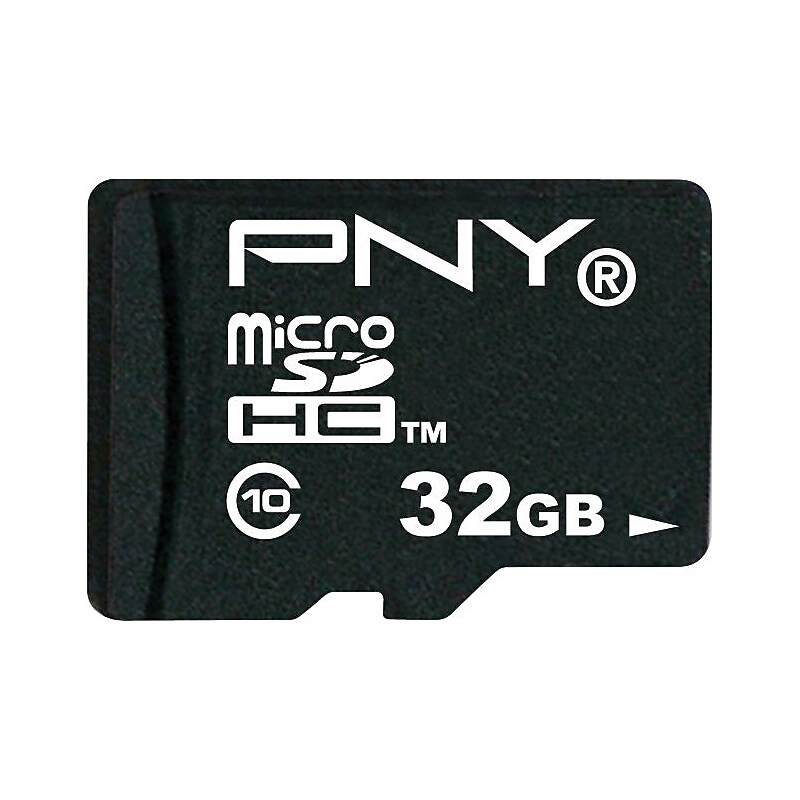 PNY 32GB microSDHC Memory Card, Class 10 (P-SDU32G10TEFS2) image 1