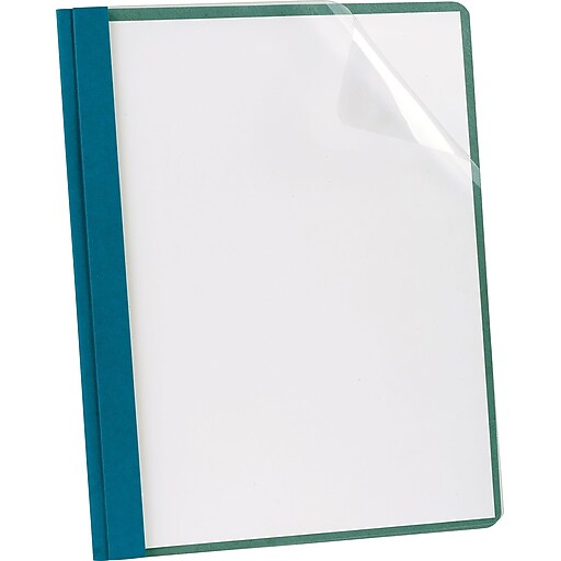 Oxford® Earthwise® 3Prong Report Covers, Blue, 25/Box (57872) Staples