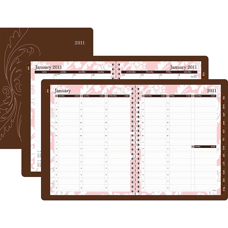 2012 Day Runner® Sorbet Weekly/Monthly Planner, 8 1/2" x 11" image 1