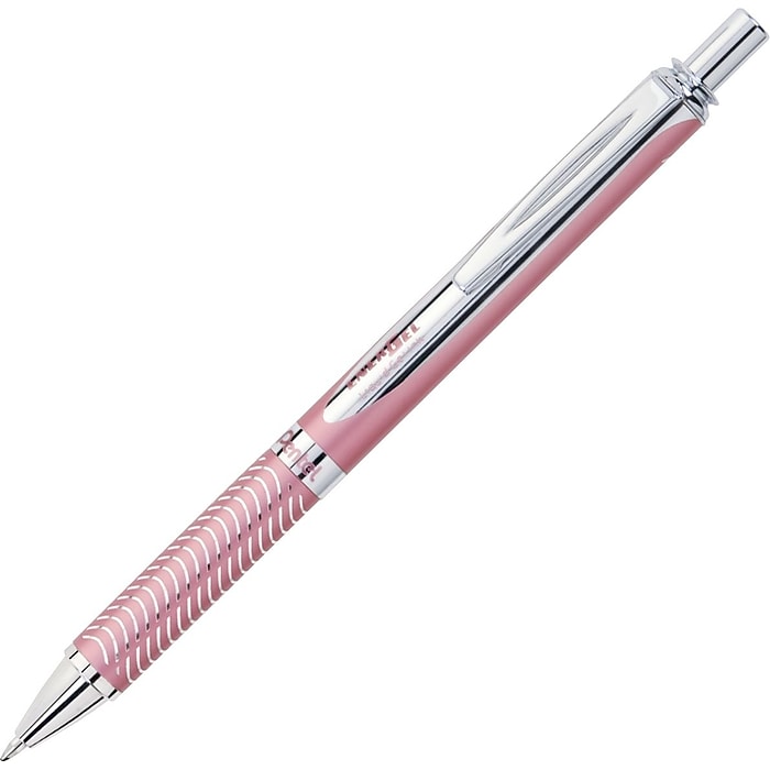 Pentel EnerGel Alloy Retractable Gel Pens, Medium Point, 0.7mm