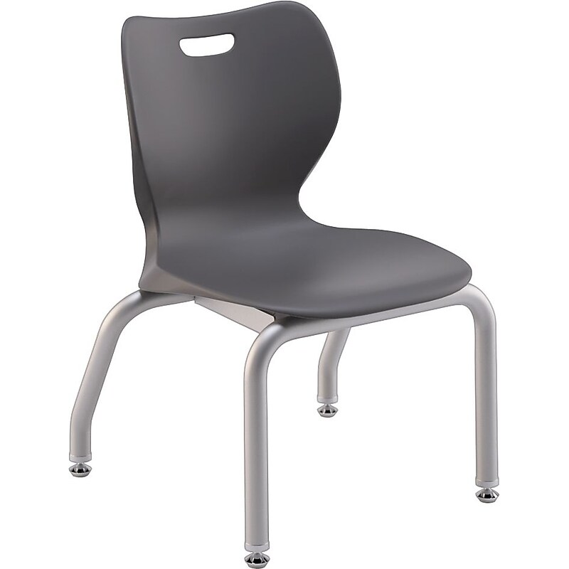 HON SmartLink™ Polymer 16" Student Stacking Chair, Lava, 4/Carton (HSL4L16ELAP) image 1