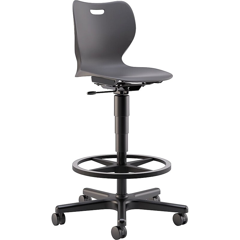 HON SmartLink Armless Polymer Classroom Stool, Lava (HSSST18BHLA) image 1