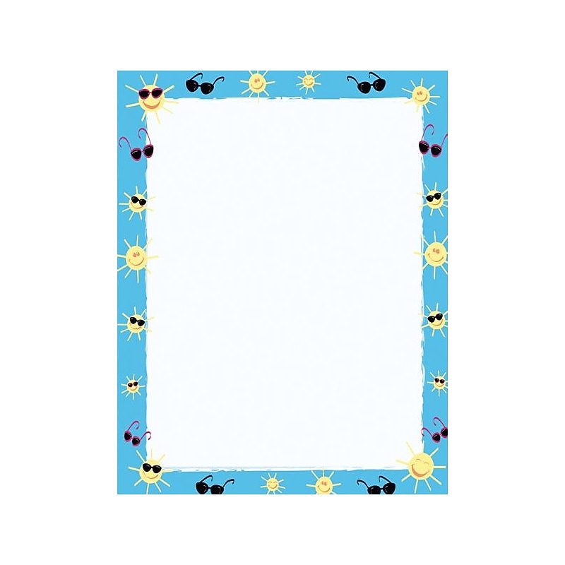 Great Papers Suns & Shades Letterhead, 80/Pack (2014330) image 1