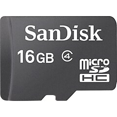 SanDisk 16GB SDHC Memory Card - Class 4 Speed In Blister Package
