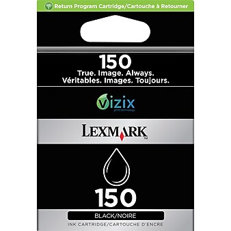 Lexmark 150 Black Standard Yield Ink Cartridge (14N1607/14N1792)