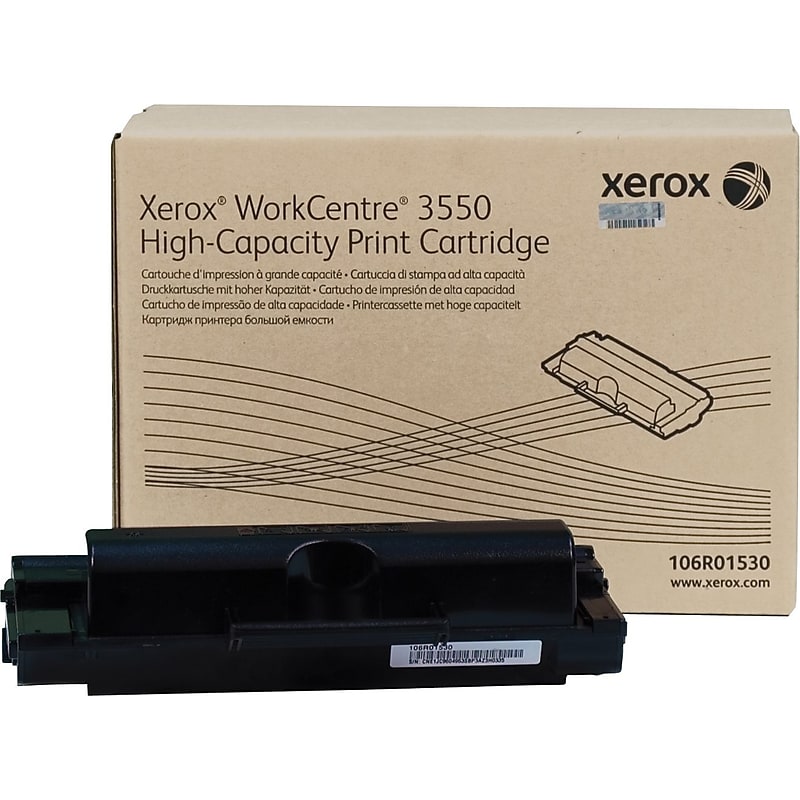 Xerox 106R01530 Black High Yield Toner Cartridge, Prints Up to 11,000 Pages image 1