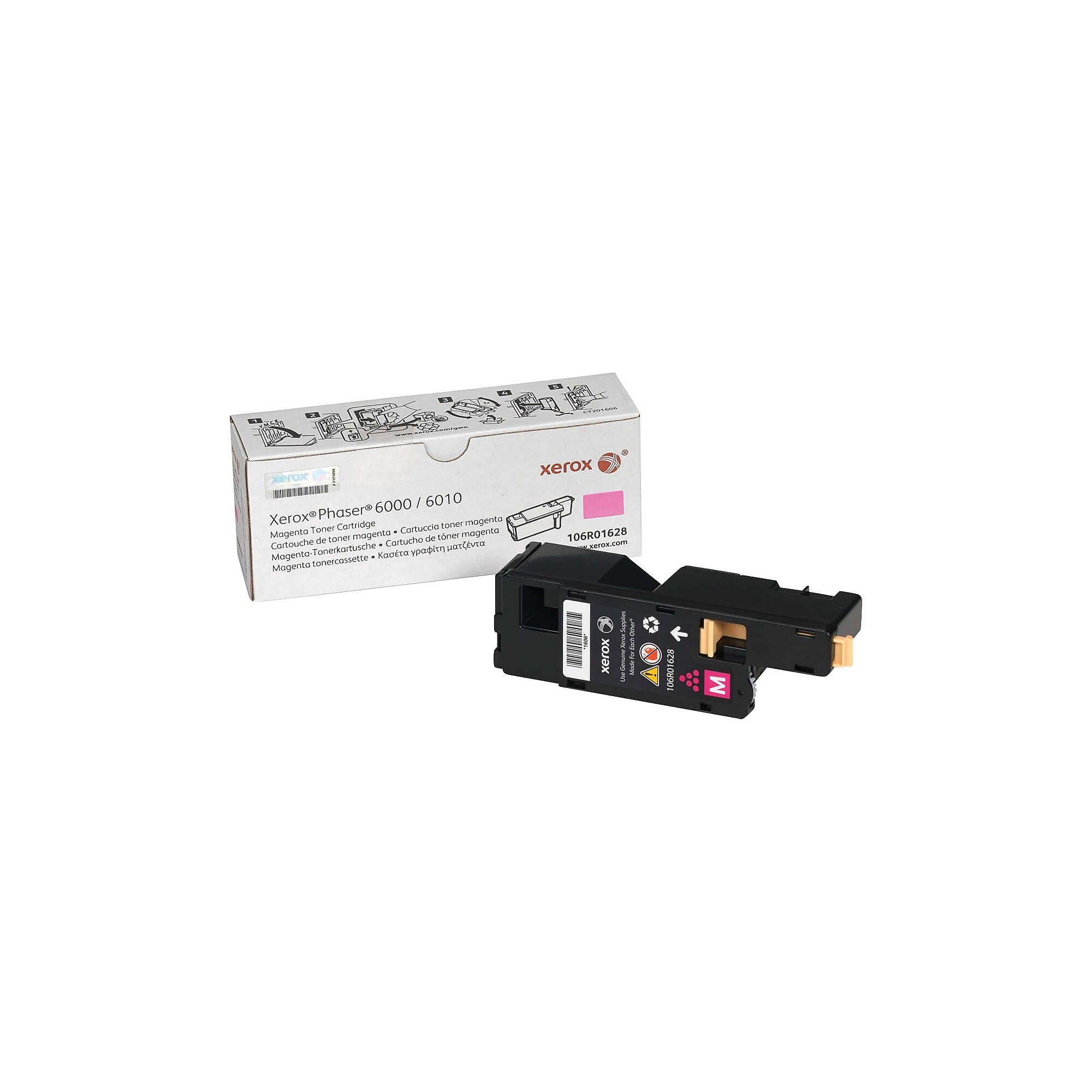 Xerox 106R01628 Magenta Standard Yield Toner Cartridge, Prints Up to 1,000 Pages (XER106R01628) Sansujyuku sansujyuku.com