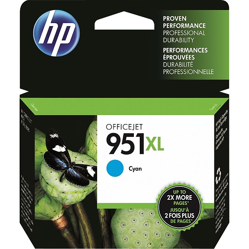 HP 951XL High Yield Cyan Original Ink Cartridge
